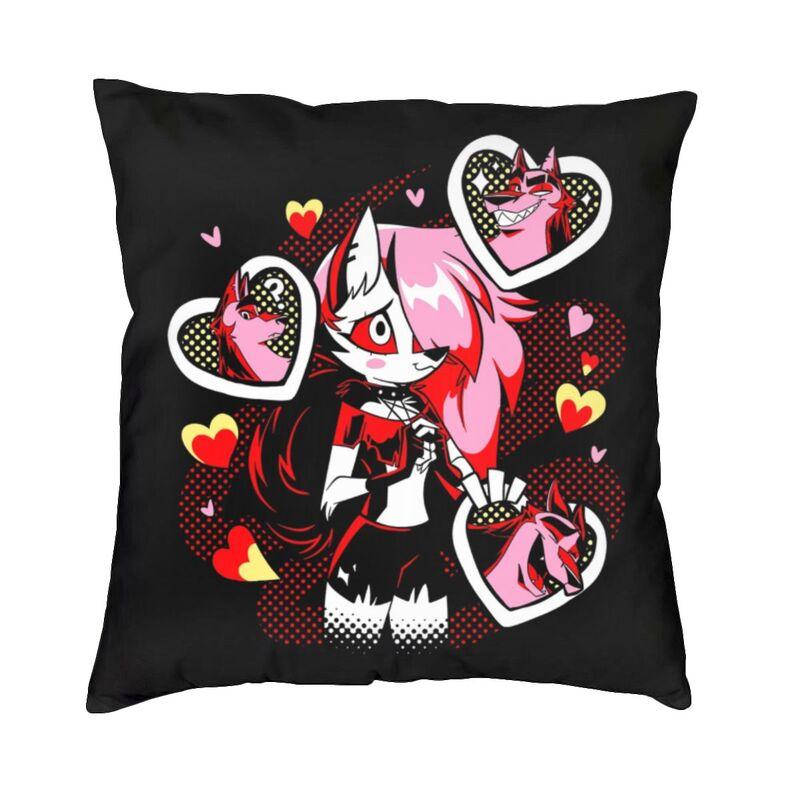Funny Cartoon Comics Tv Helluva Boss Throw Pillow Case Decoration Custom Square Cushion Cover 40X40 Pillowcover For Living Room