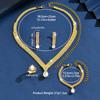 Hot selling spot wedding dresses, wedding accessories, necklaces, earrings, bracelets, three piece light luxury accessory set