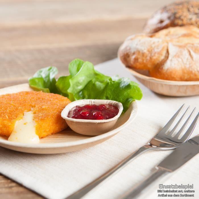 Biozoyg 25 pièces d'assiettes en forme de goutte 26 cm - haute qualité