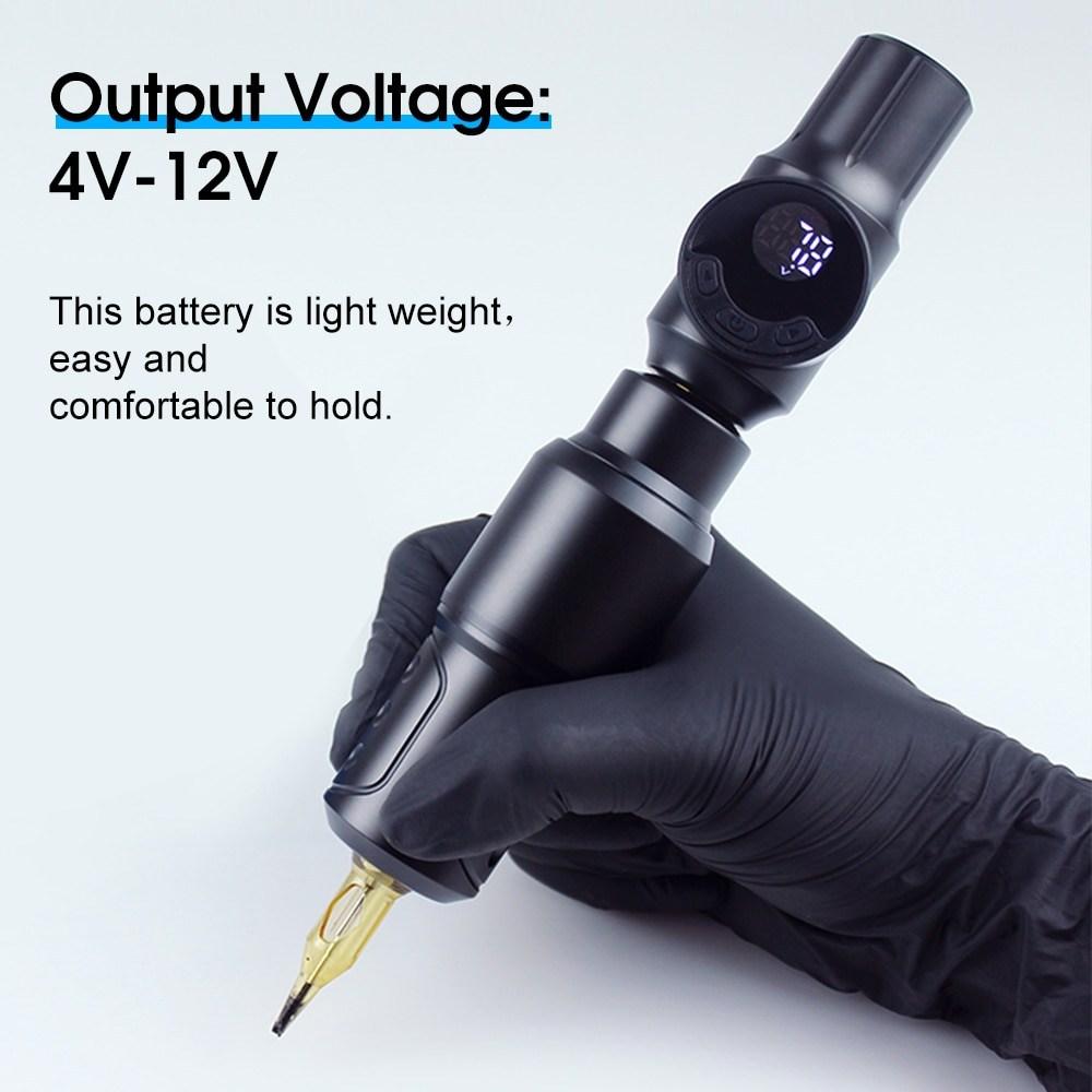 Tattoo Kit Tattoo Machine Machine Portable Battery RCADC Jack LED Digital Screen Type C Cord Wireless, 1 Piece, 13.RCA Jack Type 10