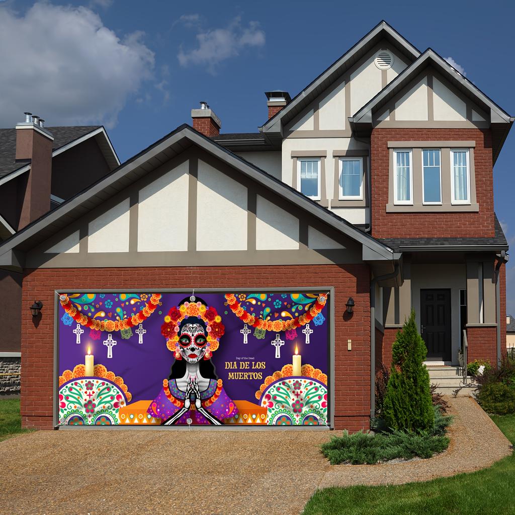 1pc Sacred Day of the Dead Decor Backdrop Outdoor Decor For Backdrop Holiday