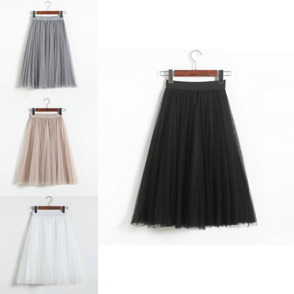 Hochwertiger 3-lagiger Damen-Tutu-Ballettrock Tüll-Unterrock für Vintage-Eleganz