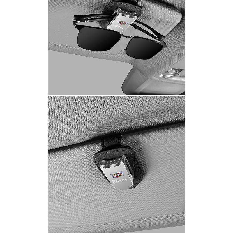 Car Eyeglass Holder Glasses Storage Clip Auto Accessories For Cadillac CTS STS DTS SRX XLR ATX Escalade Seville Tiburon