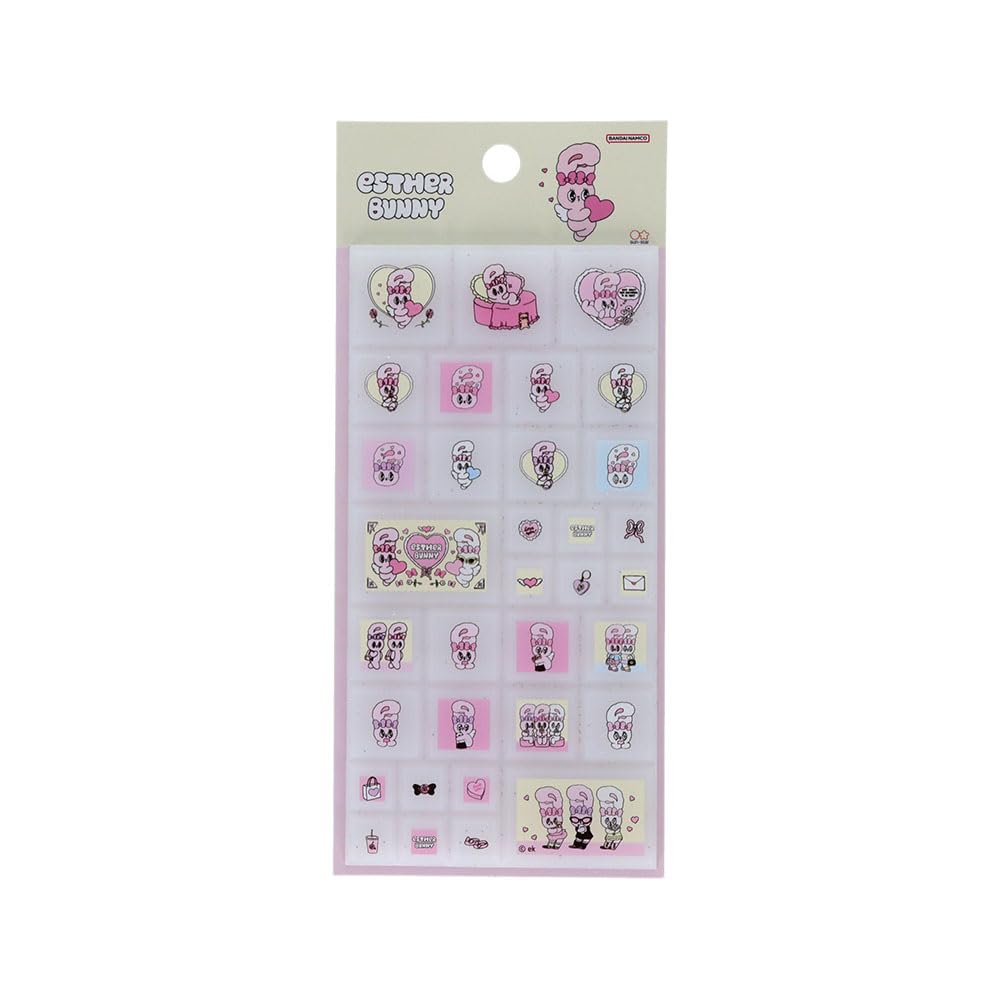 

Stationery Esther Bunny Goods Plump S8815852 Sun-Star Sticker, Tile, Cream, вершковий