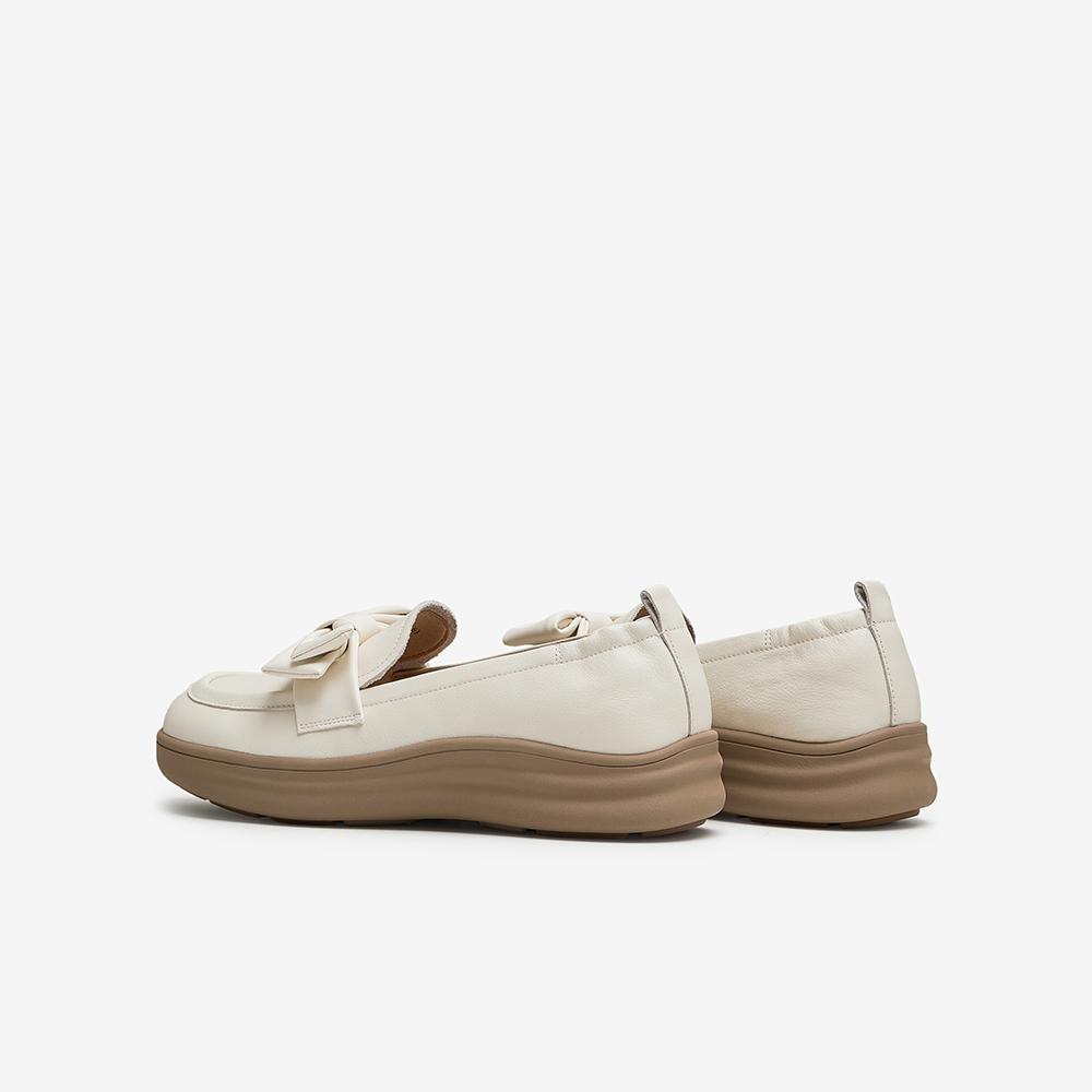 TATA/He She 2024 Autumn Shopping Mall Same Style Fashionable Simple Casual Women's Le Fu Shoes