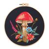 Black Cloth Pattern Embroidery Stitch Practice Kit Handmade DIY Crafts DIY Needlework Kit Embroidery Artcraft Punch Needle Kit