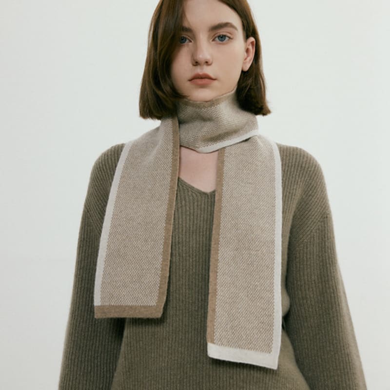 BB’DE SOLI’DE neat mini muffler (3color)