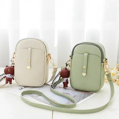 Internet Celebrity Women's Crossbody Shoulder Bag  Single Shoulder Backpack  Small Mobile Bag  Large Capacity