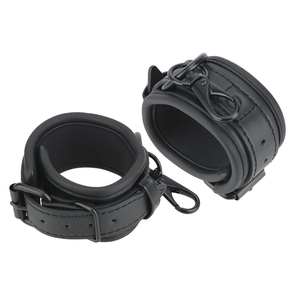 Sexy Adjustable Leather Handcuffs For Sex Toys For Woman Couples Hang Buckle Link  Bondage Restraints Exotic Accessories