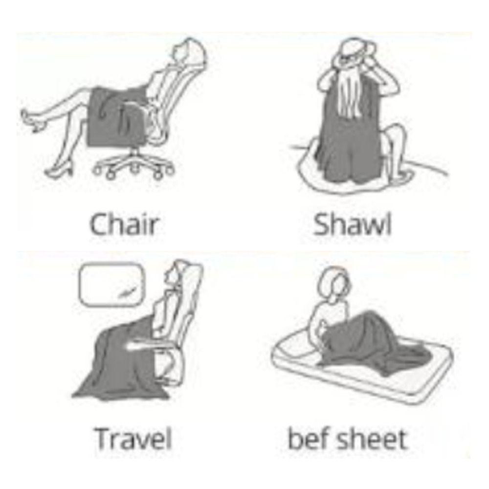 Skin-Friendly Warm Blanket Warm Conditioning Quilt New Plush Striped Blankets