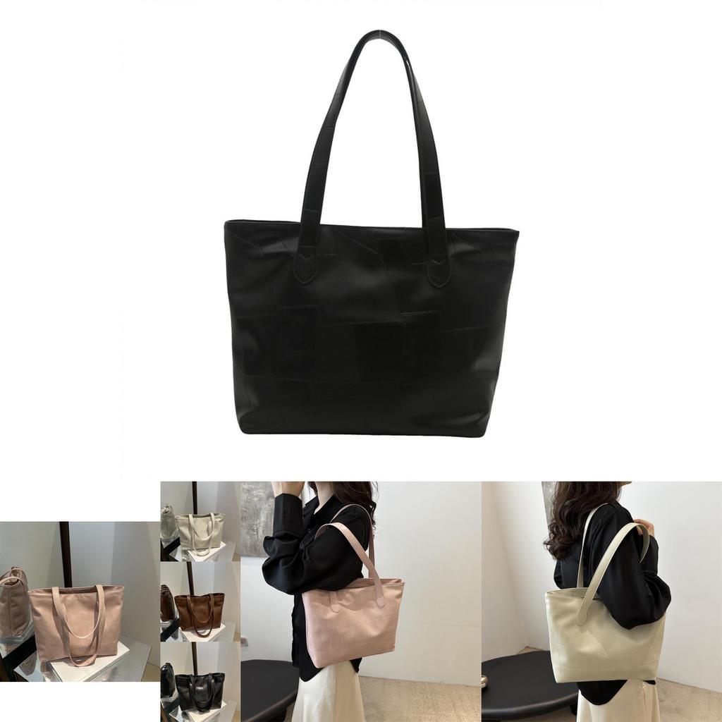 Chic Autumn Fashionable Large Capacity Tote Bag For Women Stylish Shoulder Handbag
