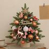 Christmas Tree Christmas Decorations Indoor Arbol De Navidad Con Luces Small Christmas Tree with Lights Warm Wooden Base for Christmas Decor Home