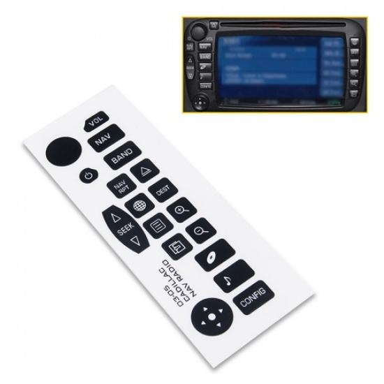 Fits 2003-2006 GMC YUKON CADILLAC NAVIGATION ESCALADE RADIO Button Repair Decals