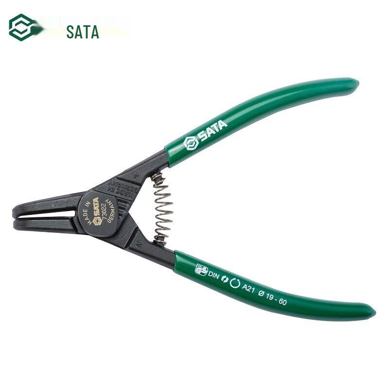 SATA G-Series Bent Jaw External Circlip Pliers 5 inch