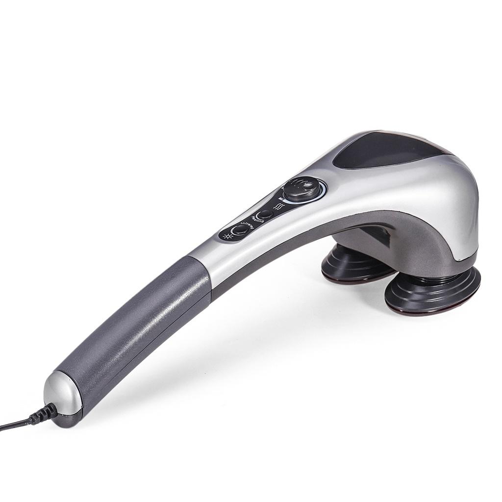 Health Electric Handheld Massager Machine Full Body Neck Vertebra Heated Back Muscle Relax Vibrating Deep Tissue Massage