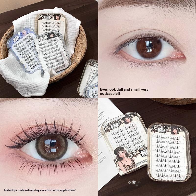 DIY řasy bez lepidla s tenkými stonky, měkké, přirozené, pro začátečníky, denní líčení, kosmetika, samolepicí umělé řasy