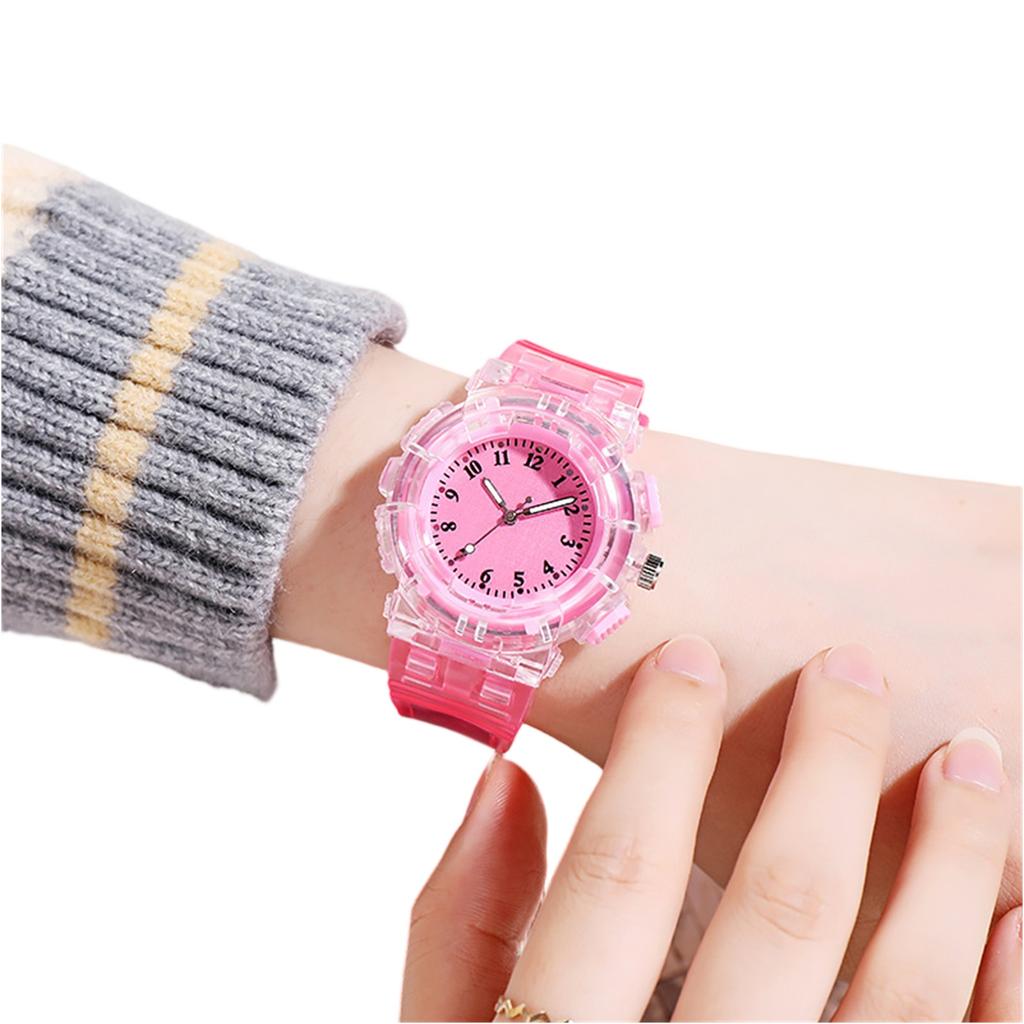 Vattentät Lyser Upp Löpning Väckarklocka Klocka för Herrar