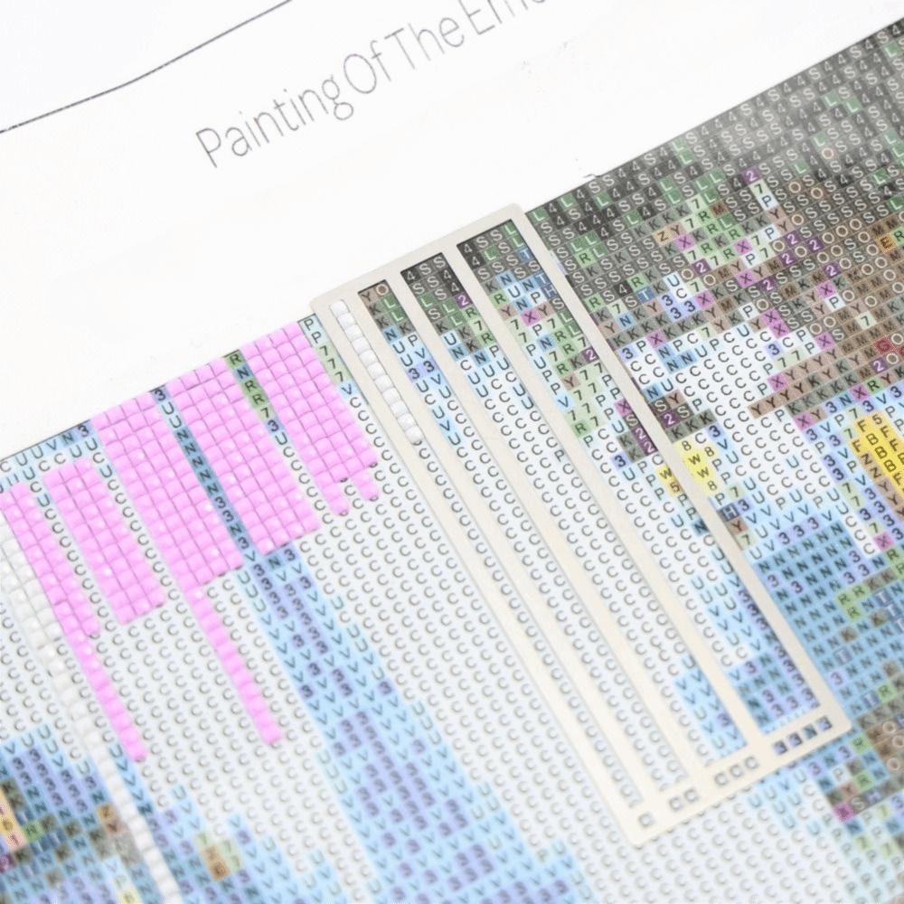 Non-Slip Ruler for Diamond Art Ruler DIY Straight Drill Ruler  for Diamonds Painting Tools