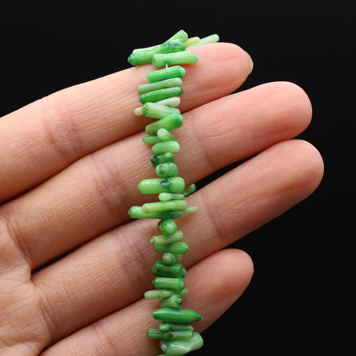 

Синтетические коралловые бусины из 1 нити диаметром 7-15 мм, маленькие саженцы в форме сквозного отверстия, свободные бусины-разделители для изготовления ювелирных изделий, аксессуары для ожерелья своими руками 7-15mm