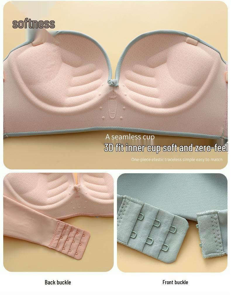 Strapless Non-Slip Push-Up Bra for Small Chest - Invisible Backless Bra for Wedding Dress