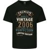 Premium Vintage 19th Birthday 2006 Mens Light Cotton T-Shirt Unisex T-Shirt