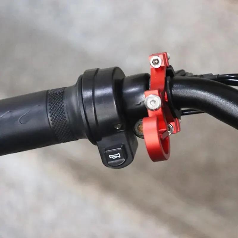 Bike Motorcycle Storage Hook, Adjustable Aluminum Alloy Hanger for Helmets Bags and Gear, Easy Install On Handlebars
