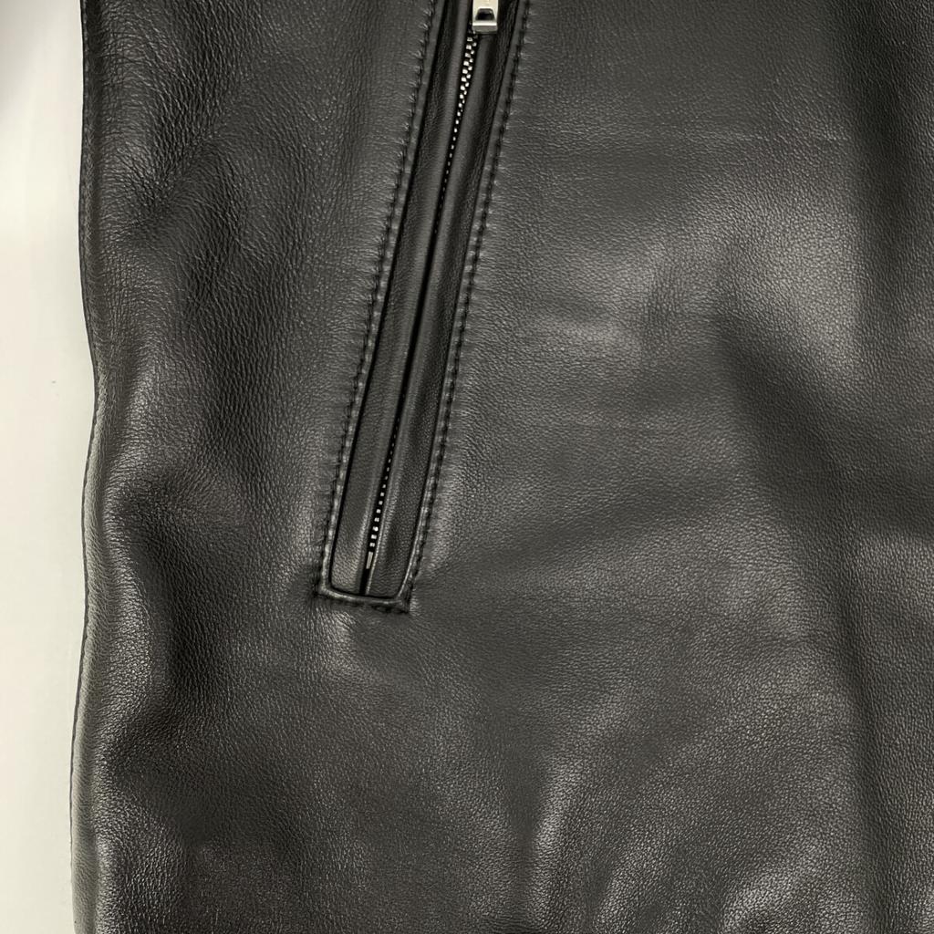 MACKINTOSH LONDON Black G1F01-005-09 Leather Single Rider's Jacket Jacket 44 blackUsed