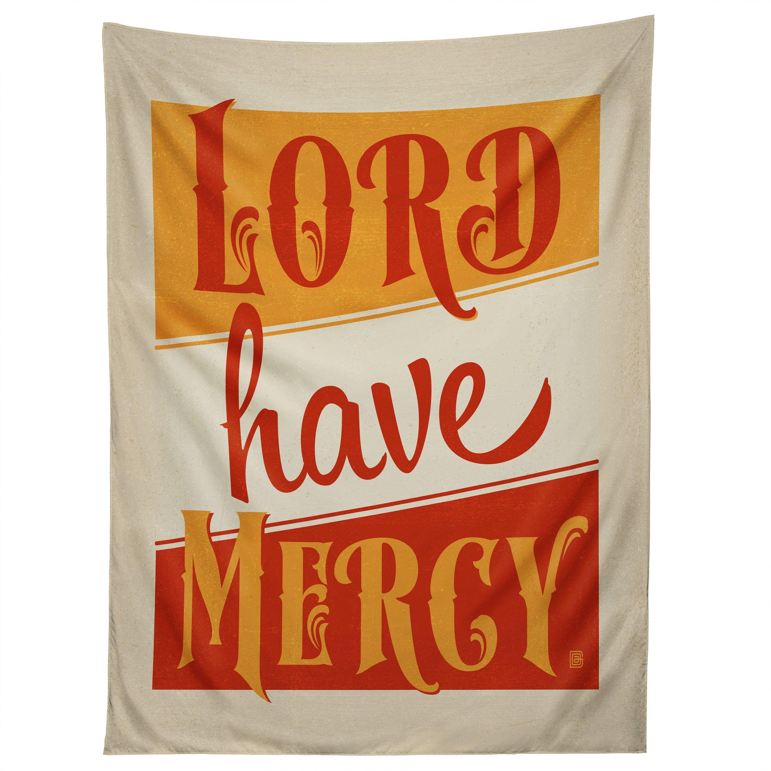 LORD HAVE MERCY tapestry 75x100