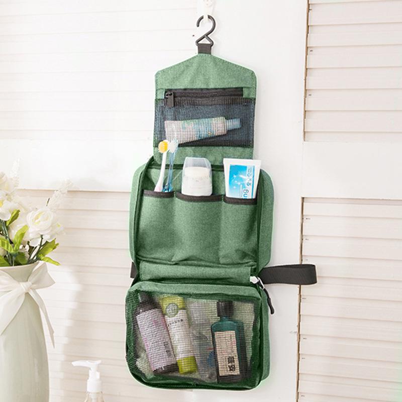 High-Value Folding Hook Travel Toiletry & Makeup Storage Bag