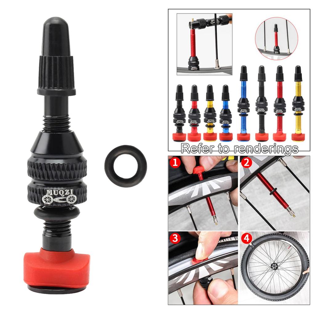 Tubeless Aluminum Alloy Valve Stem MTB Mountain Bike