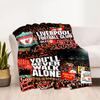 Coperta Morbida Calda Accogliente del Liverpool Football Club Ottima per Sedia da Ufficio Sedia Letto Per Tutte le Stagioni Arredamento Elegante Regalo per Viaggi Casa Compleanni