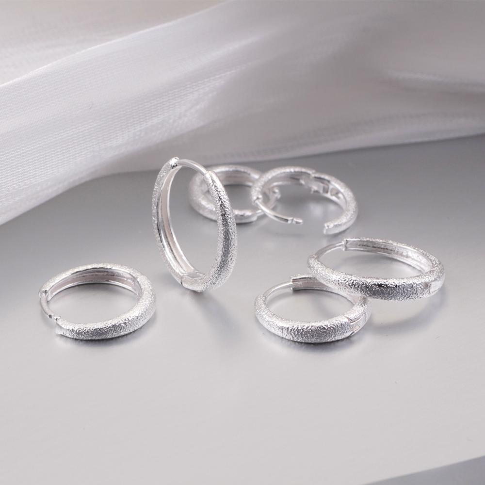 925 Sterlingsilber Kupfer 12MM-18MM Sternenfunkelnde Ohrringe Klassisch und modisch Geeignet für Frauen und Männer zu tragen Zirkon