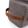 Personalized Toiletry Bag For Men, La-ser Engraved Canvas Shaving Kit Toiletry Bag Leather Canvas Kit For Travel, Gift For Him, Groomsmen Gifts