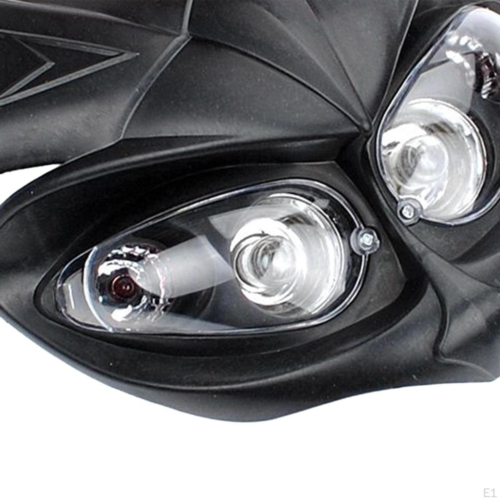 Motorcycle Headlight Fairing Light Lamp Universal Fitment Easy to Install