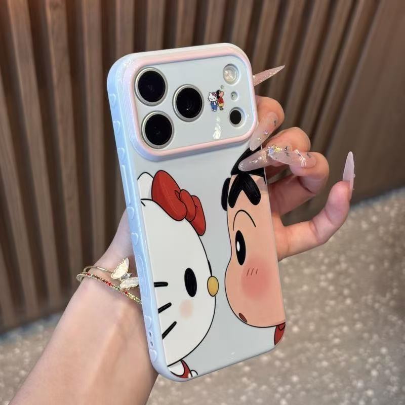 Cute Little New Application Apple 11promax Mobile Phone Case 11 Love Big Window 11 Cartoon 11 Trend 11 Female