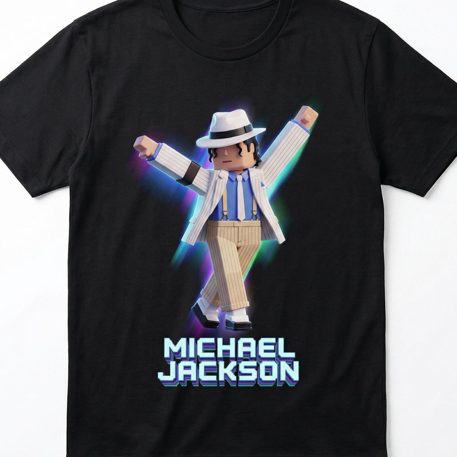 Michael Jackson Pixel Art Tee | King of Pop Music Icon Shirt L