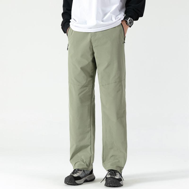 Overalls boys spring and autumn new straight loose casual pants drape straight waterproof charging pants