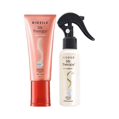 Silk Therapy Hydro Finisher Hair Cream 150ml + Ampoule 100ml + Spray Gun