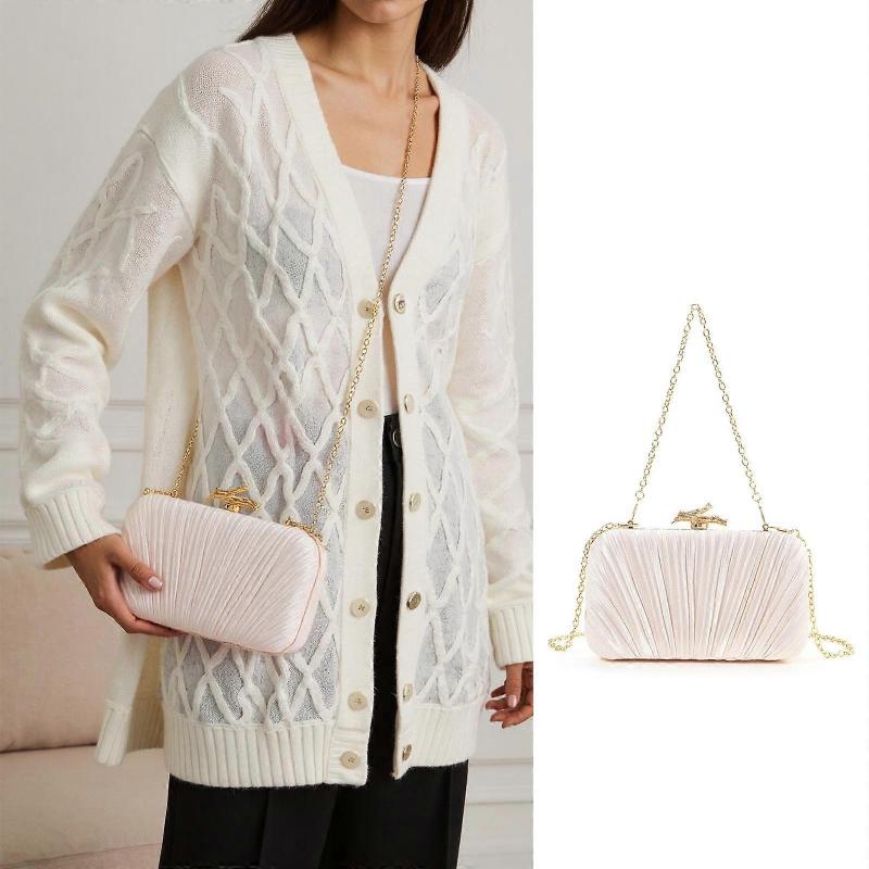 Womens Chain Strap Crossbody Bag Elegant Evening Bag Handbag Retro Banquet Bag Clutch Purse Shoulder Bag for Party