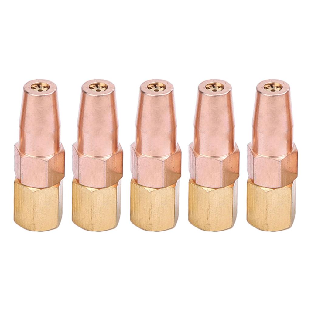 5Pcs Propane Gas Welding Nozzle H01-6 OxygenGas Contact Tips Holder for Priming Applications Thermal Metal Expansion