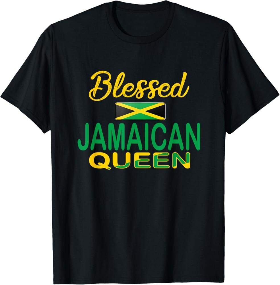 Blessed Jamaican queen Jamaican women Jamaican women outfits T-Shirt Unisex T-Shirt S