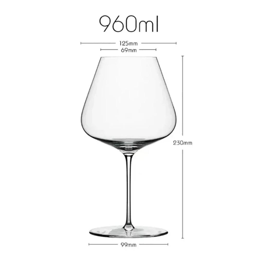 Zalto Burgundy Bordeaux Style Light Luxury Wine Glass Ultra-thin Craftsmanship Slim Cup Stems Birthday Party Bar Classics Goblet