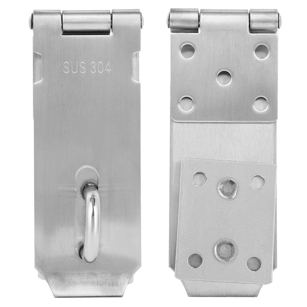 2PCS Padlock Hasp Stainless Steel Security Door Clasp Hasp Lock Latch Gate Bolt Lock for Furniture