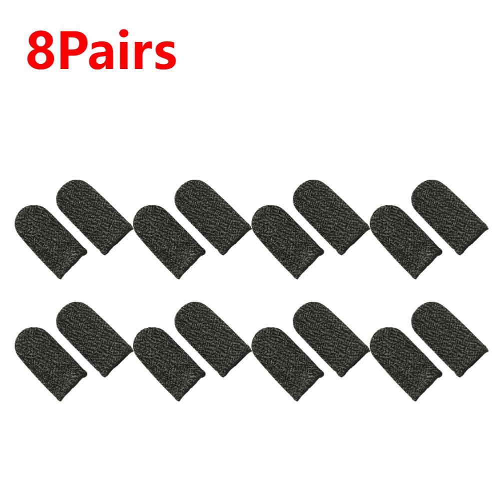 10-1Pair Gaming Finger Cover Game Controller Suitable For PUBG LOL Anti Sweat Scratch Touch Screen Game Finger Thumb Cover Glove