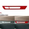 Red Carbon Fiber Driver Seat Memory Button Cover For BMW 7 Series G11 G12 15-22