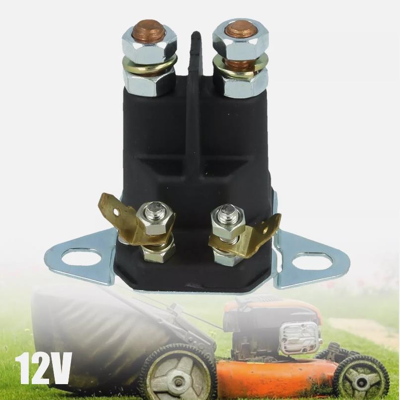 4pólový startovací solenoid pro mnoho sekaček na trávu Moun 18736100/0 12V