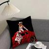Singer B-Beyonce Cushion Cover Reversible Plush Pillow Cover – For Car, Sofa, Bedroom, Perfect As a Gift.