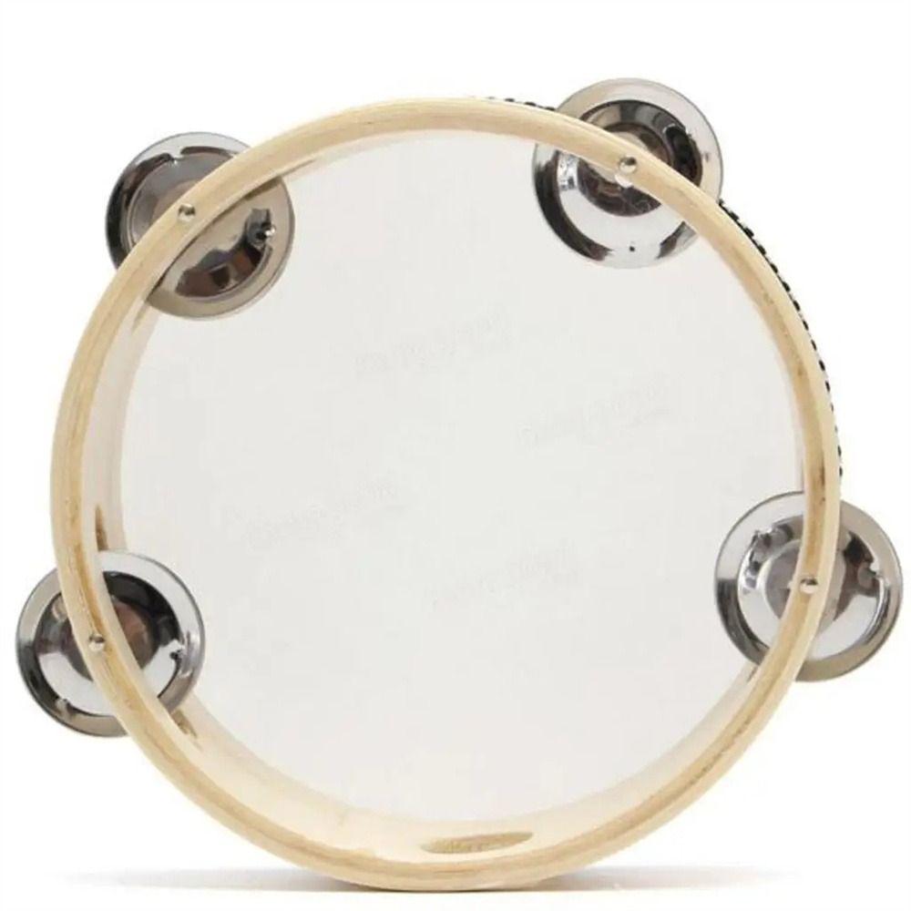 4/6/8/10inch Handheld Drum Percussion Kids Drum KTV Party Tambourine Educational Toys