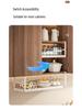 Multifunctional Kitchen Storage Rack for Paper, Film, and Utensils
