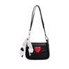 Hot Models Cute Lovely Women's Small Square Shoulder Bag Fashion Women's Crossbody Simple Women's Purse Handbag with Scarf